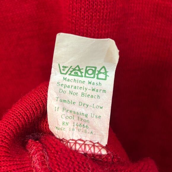 Vintage Creslan & Rayon 60s 70s Sweater Men Size Large Miller Beer Theme C053 27 - Picture 7 of 14